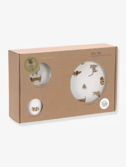 Coffret Repas LÄSSIG En Porcelaine Tiny Farmer Mouton & Oie - Lassig -Produit Pour Bébé coffret repas lassig en porcelaine 2