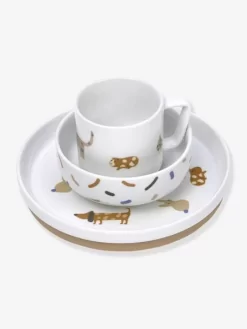 Coffret Repas LÄSSIG En Porcelaine Tiny Farmer Mouton & Oie - Lassig