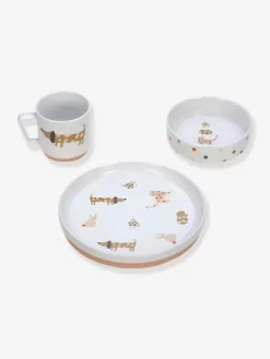 Coffret Repas LÄSSIG En Porcelaine Tiny Farmer Mouton & Oie - Lassig -Produit Pour Bébé coffret repas lassig en porcelaine 4