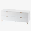 Commode 2 Tiroirs Sous Pente LIGNE SMILE Blanc - Vertbaudet