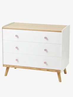 Commode Avec Poignées Personnalisables LIGNE CONFETTI Vert - Vertbaudet -Produit Pour Bébé commode avec poignees personnalisables ligne confetti 3