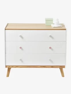 Commode Avec Poignées Personnalisables LIGNE CONFETTI Vert - Vertbaudet -Produit Pour Bébé commode avec poignees personnalisables ligne confetti 4