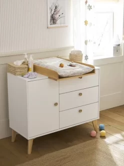 Commode SONGE Blanc/bois - Vertbaudet -Produit Pour Bébé commode songe 5