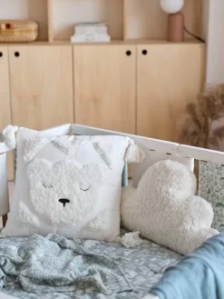 Coussin Nuage En Sherpa Ecru - Vertbaudet -Produit Pour Bébé coussin nuage en sherpa 3