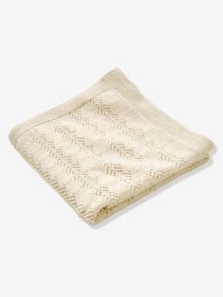 Couverture Bébé Pointelle Avec Lurex écru - Vertbaudet