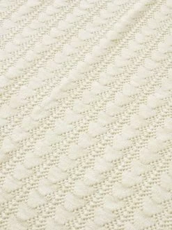 Couverture Bébé Pointelle Avec Lurex écru - Vertbaudet -Produit Pour Bébé couverture bebe pointelle avec lurex 4