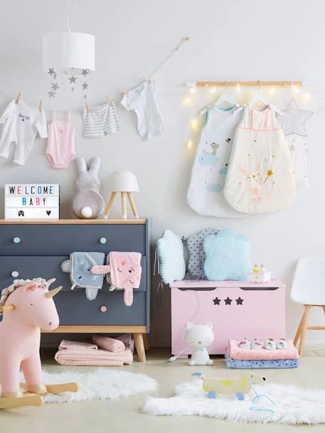 Couverture En Microfibre Imprimée étoiles Gris Clair - Vertbaudet 6 Couverture En Microfibre Imprimée étoiles Gris Clair - Vertbaudet – Image 6