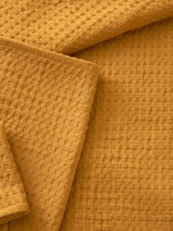 Couvre-lit Nid D'abeille Caramel - Vertbaudet -Produit Pour Bébé couvre lit nid dabeille 2