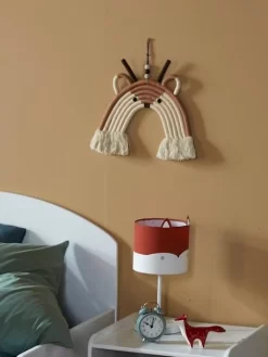 Déco Murale Biche Arc-en-ciel Beige - Vertbaudet -Produit Pour Bébé deco murale biche arc en ciel 2