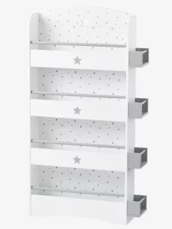 Etagère-bibliothèque Enfant LIGNE SIRIUS Blanc Clair Uni Avec Decor - Vertbaudet