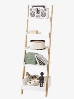 Etagère échelle LIGNE ARCHITEKT Blanc/bois - Vertbaudet