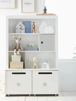 Etagère-marchande LIGNE SIRIUS Blanc / Gris - Vertbaudet -Produit Pour Bébé etagere marchande ligne sirius 3