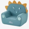 Fauteuil En Mousse Dino Triceratops Bleu - Vertbaudet