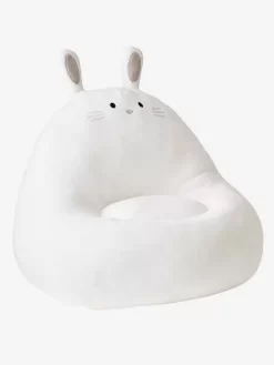 Fauteuil Lapin Fausse Fourrure Blanc - Vertbaudet