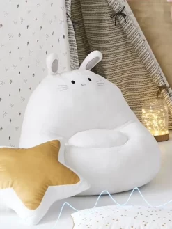 Fauteuil Lapin Fausse Fourrure Blanc - Vertbaudet -Produit Pour Bébé fauteuil lapin fausse fourrure 3