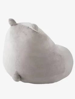 Fauteuil Ours Fausse Fourrure Gris Clair - Vertbaudet -Produit Pour Bébé fauteuil ours fausse fourrure 4