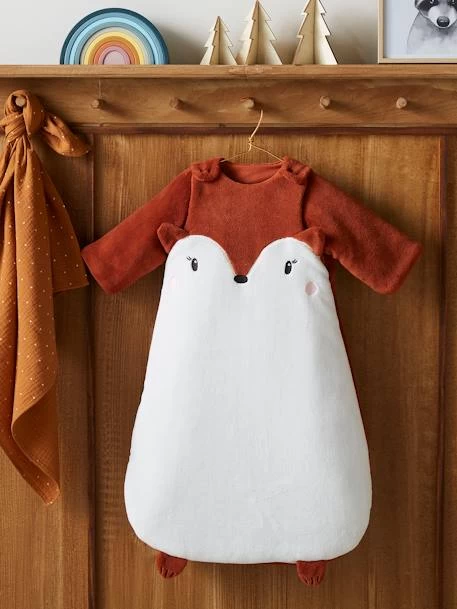 Gigoteuse Manches Amovibles En Microfibre RENARD écru / Roux - Vertbaudet 3 Gigoteuse Manches Amovibles En Microfibre RENARD écru / Roux - Vertbaudet – Image 3