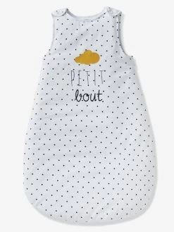 Gigoteuse Sans Manches PETIT BOUT Blanc Imprimé - Vertbaudet