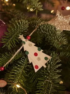 Guirlande De Noël En Bois Bois - Vertbaudet -Produit Pour Bébé guirlande de noel en bois 2