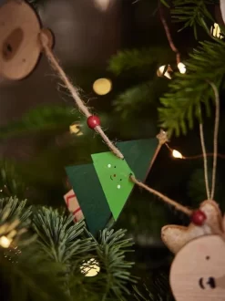 Guirlande De Noël En Bois Bois - Vertbaudet -Produit Pour Bébé guirlande de noel en bois 3