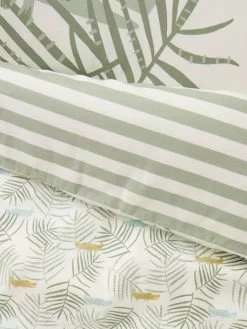 Housse De Couette Bébé TREK Oeko-Tex® Blanc Imprimé - Vertbaudet -Produit Pour Bébé housse de couette bebe trek oeko tex 3