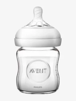Kit Nouveau-né : 3 Biberons En Verre + Sucette Philips AVENT Natural Transparent - Philips Avent -Produit Pour Bébé kit nouveau ne 3 biberons en verre sucette philips avent natural 3