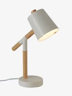 Lampe De Bureau Articulée Bois Et Métal Ecru & Bois - Vertbaudet -Produit Pour Bébé lampe de bureau articulee bois et metal 2