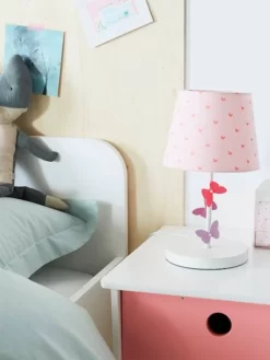 Lampe De Chevet Papillons Rose - Vertbaudet -Produit Pour Bébé lampe de chevet papillons 2