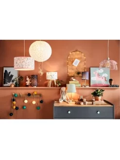 Lampe De Chevet Sur Pieds Botanique Blanc - Vertbaudet -Produit Pour Bébé lampe de chevet sur pieds botanique 2