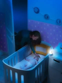 Lanterne Magique Lumiblo PABOBO Blanc/taupe - Pabobo -Produit Pour Bébé lanterne magique lumiblo pabobo 2