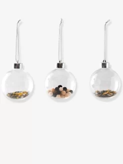 Les 3 Boules De Noël Beige Irisé - Vertbaudet -Produit Pour Bébé les 3 boules de noel 6