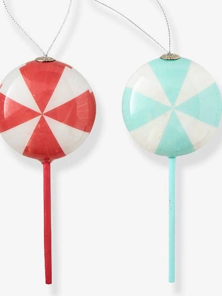 Les 4 Décorations Candy à Suspendre Rouge - Vertbaudet 6 Les 4 Décorations Candy à Suspendre Rouge - Vertbaudet – Image 6