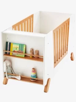 Lit Bébé Avec Barrière Amovible + Rangement Bibliothèque LIGNE PIROUETTE Blanc - Vertbaudet 9 Lit Bébé Avec Barrière Amovible + Rangement Bibliothèque LIGNE PIROUETTE Blanc - Vertbaudet -Produit Pour Bébé lit bebe avec barriere amovible rangement bibliotheque ligne pirouette 3
