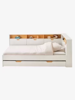 Lit Enfant Multi Rangements TRÉSOR Blanc - Vertbaudet -Produit Pour Bébé lit enfant multi rangements tresor 3