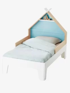 Lit évolutif Enfant Fond Réversible Bleu Ou Rose LIGNE TIPILI Blanc - Vertbaudet -Produit Pour Bébé lit evolutif enfant fond reversible bleu ou rose ligne tipili 5