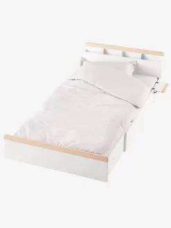 Lit évolutif Enfant LIGNE ABC Blanc - Bois - Vertbaudet -Produit Pour Bébé lit evolutif enfant ligne abc 2
