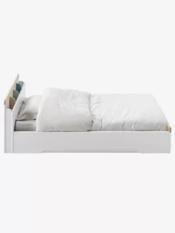 Lit évolutif Enfant LIGNE ABC Blanc - Bois - Vertbaudet -Produit Pour Bébé lit evolutif enfant ligne abc 3