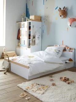 Lit évolutif Enfant LIGNE ABC Blanc - Bois - Vertbaudet -Produit Pour Bébé lit evolutif enfant ligne abc 5