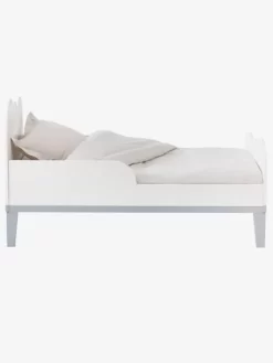 Lit évolutif Enfant LIGNE NUAGE Blanc/gris - Vertbaudet -Produit Pour Bébé lit evolutif enfant ligne nuage 4