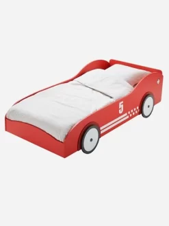 Lit Voiture De Course LIGNE DROLE DE BOLIDE Gris - Vertbaudet -Produit Pour Bébé lit voiture de course ligne drole de bolide 3