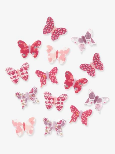 Lot De 14 Papillons Déco Enfant Multicolore - Vertbaudet 1 Lot De 14 Papillons Déco Enfant Multicolore - Vertbaudet