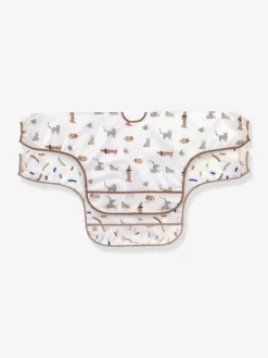 Lot De 2 Bavoirs Manches Longues LÄSSIG Little Forest Renard - Vert Ol - Lassig