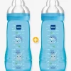 Lot De 2 Biberons 330 Ml MAM Easy Active 2e âge Fairy Tale Lot De 2 Rose - Mam