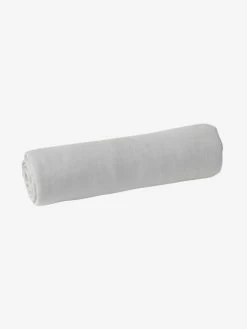 Lot De 2 Draps-housses Bébé En Jersey Extensible Gris + Blanc - Vertbaudet -Produit Pour Bébé lot de 2 draps housses bebe en jersey extensible 3