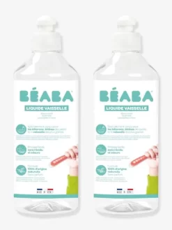 Lot De 2 Flacons De Liquide Vaisselle (500 Ml) BEABA Blanc - Beaba