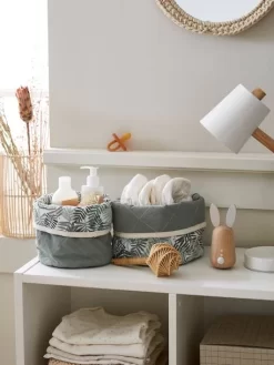 Lot De 2 Paniers Réversibles HANOÏ Beige - Vertbaudet -Produit Pour Bébé lot de 2 paniers reversibles hanoi 2