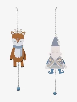 Lot De 2 Pantins Articulés En Bois Scandinave Bois - Vertbaudet -Produit Pour Bébé lot de 2 pantins articules en bois scandinave 2