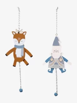 Lot De 2 Pantins Articulés En Bois Scandinave Bois - Vertbaudet -Produit Pour Bébé lot de 2 pantins articules en bois scandinave 3