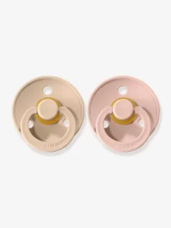 Lot De 2 Sucettes-tétines BIBS Colour, Taille 1 De 0 à 6 Mois Blush & Vanilla - Bibs -Produit Pour Bébé lot de 2 sucettes tetines bibs colour taille 1 de 0 a 6 mois 2