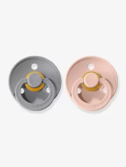 Lot De 2 Sucettes-tétines BIBS Colour, Taille 1 De 0 à 6 Mois Blush & Vanilla - Bibs -Produit Pour Bébé lot de 2 sucettes tetines bibs colour taille 1 de 0 a 6 mois 5